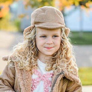 oh baby! Sherpa Flap Cap in Camel Cozy Fall Winter Trapper Hat